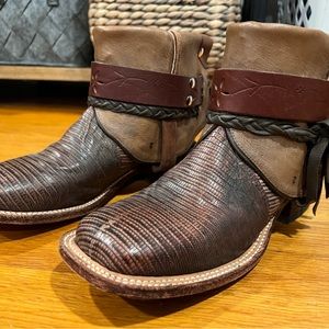 Canty Women’s Size 9.5, Brown, Tony Lama Lizard worn once